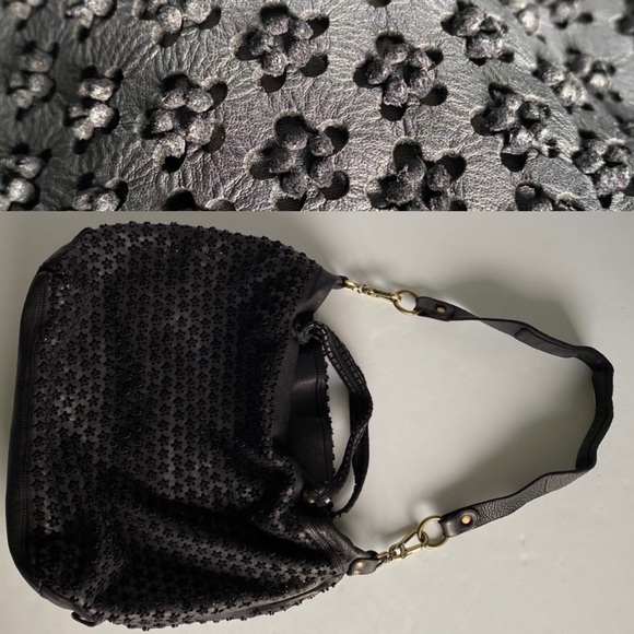 ERRELLEVENTIDUE RL22 Floral Laser cut bag